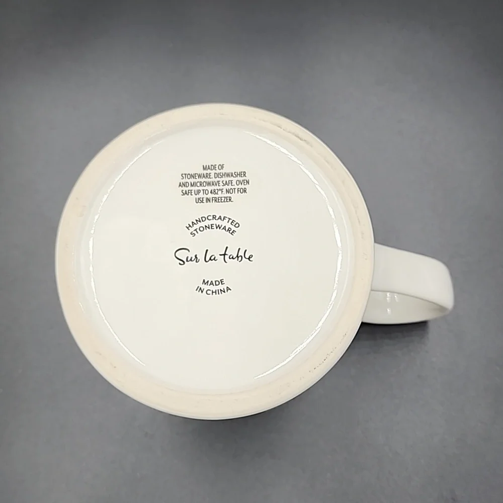 Sur La Table P Coffee Tea Mug